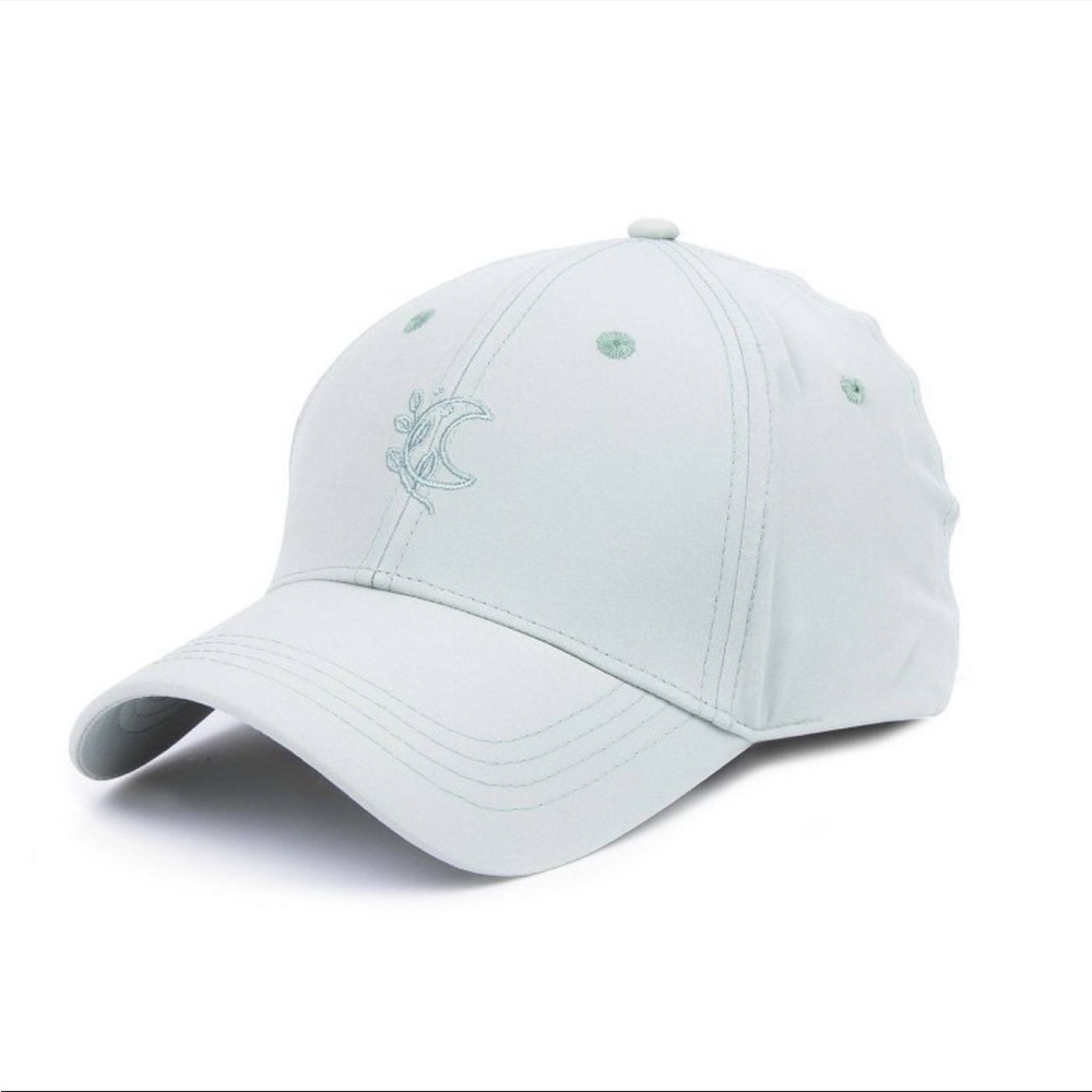Blogilates Women’s Pony Tail Cap in Duck Egg, EUC